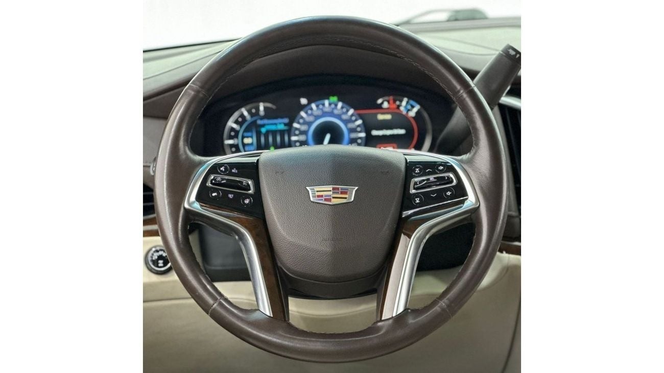 كاديلاك إسكالاد بلاتينوم 2017 Cadillac Escalade 7 Seater, Warranty, Service History, Full Options, GCC