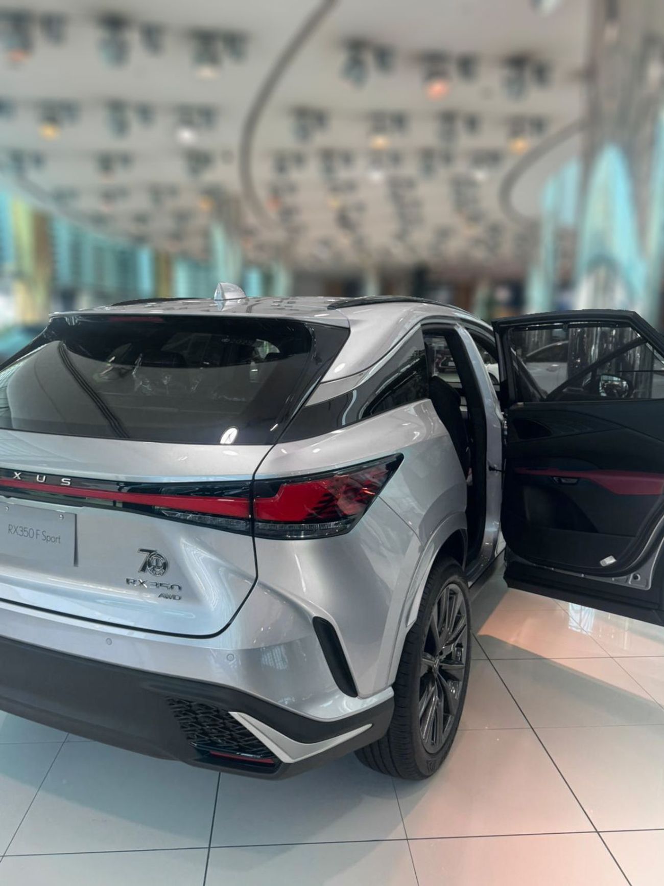 لكزس RX 350 2025 Lexus RX350 F-sport 2.4L AT Petrol AWD (Silver-Red)