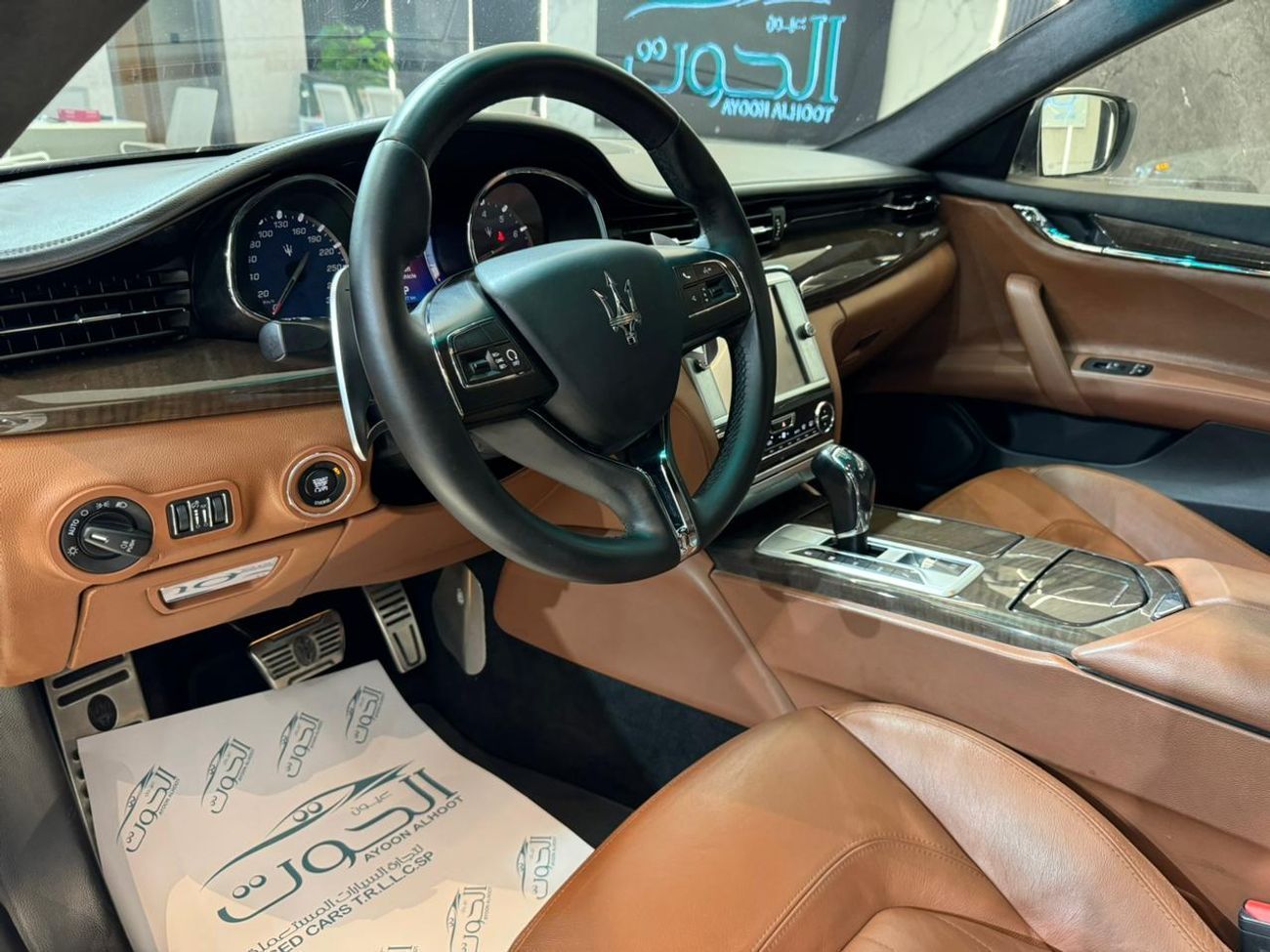 مازيراتي كواتروبورتي S Q4 3.0L (530 HP) SPECIAL MASERATI QUATTROPORTE S V6 ENGINE || GCC SPECS || ACCIDENT FREE || TOP OF