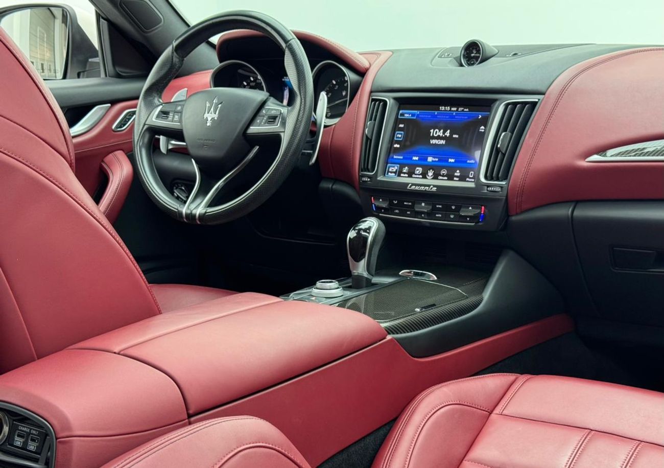 Maserati Levante S 3.0L (424 HP) 2017 Maserati  Levante S, Service History, Excellent Condition, Low Km, GCC