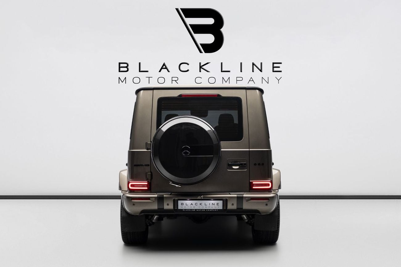 Mercedes Benz G63 AMG STD BUY NOW, PAY 2027 | THE BLACKLINE STANDARD | 2029 Mercedes Warranty + Service Contract, GCC