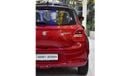 Suzuki Swift EXCELLENT DEAL for our Suzuki Swift 1.2L ( 2024 Model ) in Red Color GCC Specs