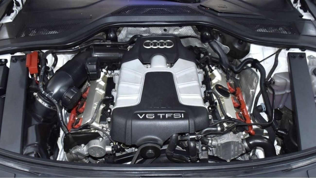 Audi A8 EXCELLENT DEAL for our Audi A8 L 4.0T Quattro ( 2013 Model ) in White Color GCC Specs