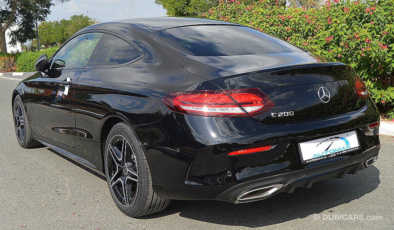 Mercedes-Benz C 200 Coupe 2020 AMG, GCC, 0km w/ 2Yrs Unlimited Mileage Warranty + 3Yrs Service @ EMC