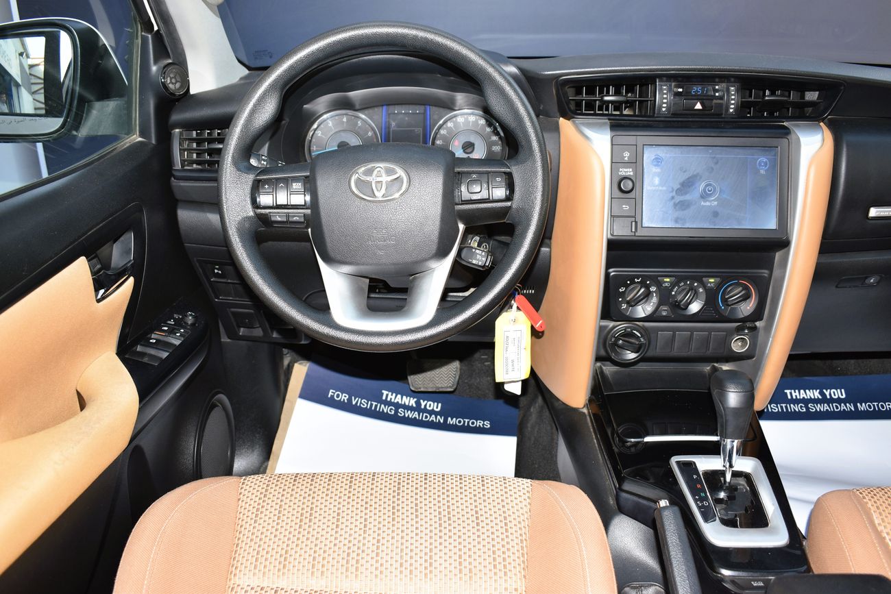 Toyota Fortuner AED 1519 PM | 2.7L EXR 4WD GCC DEALER WARRANTY
