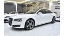 Audi A8 EXCELLENT DEAL for our Audi A8 L 4.0T Quattro ( 2013 Model ) in White Color GCC Specs
