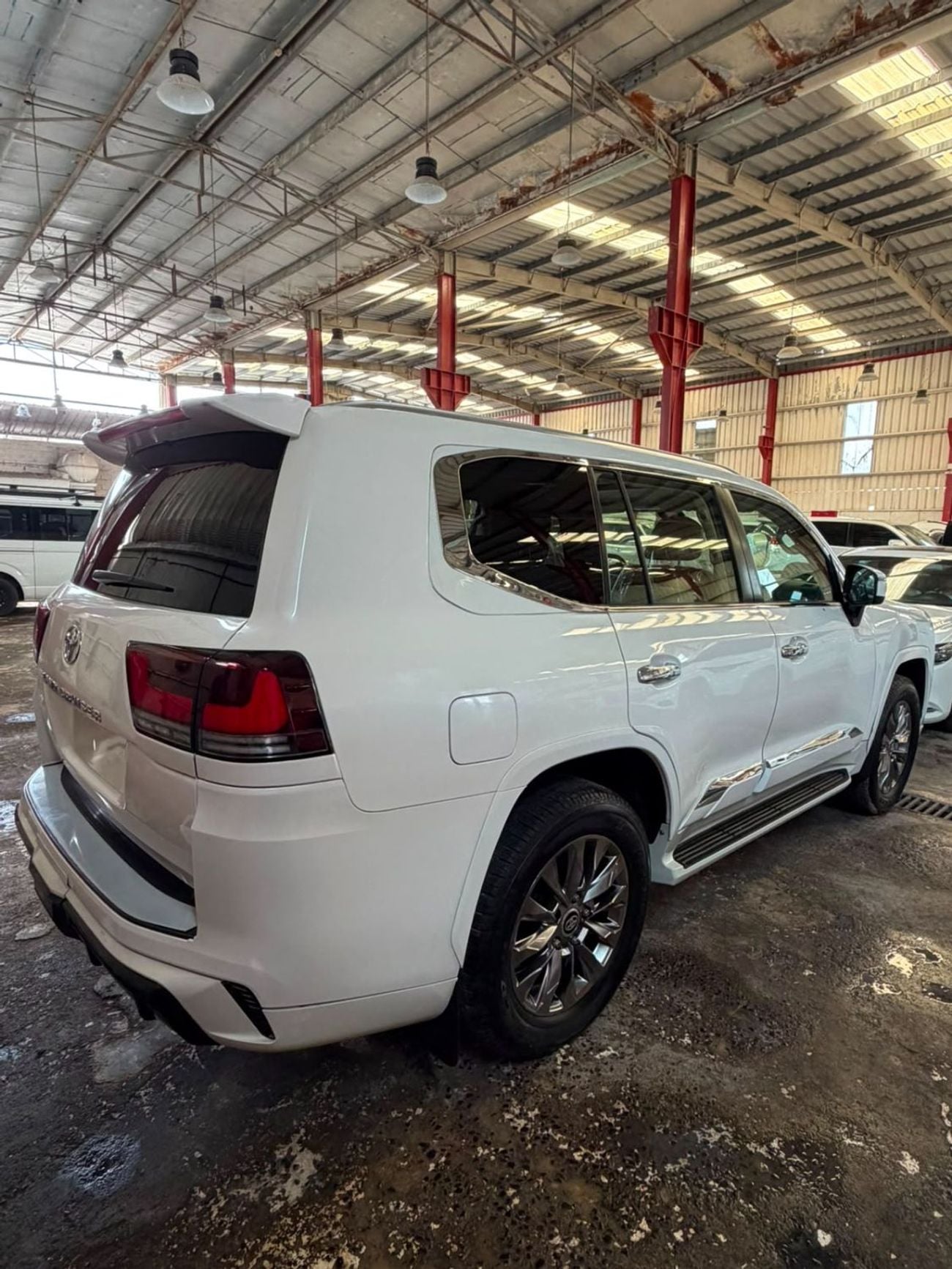 Toyota Land Cruiser GXR 2014Model Facelifted 2024 4.6L v8 petrol Engine Colour White push start Transmission Automatic Inter
