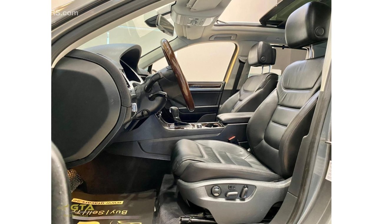 فولكس واجن طوارق 2015 Volkswagen Touareg SEL V6, Warranty, Full Service History, Low KMs, GCC