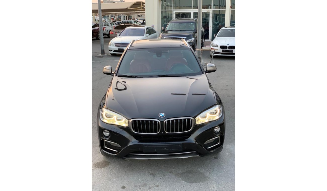 BMW X6 BMW X6 MODEL 2015 GCC car prefect condition full option panoramic roof leather seats Auto park