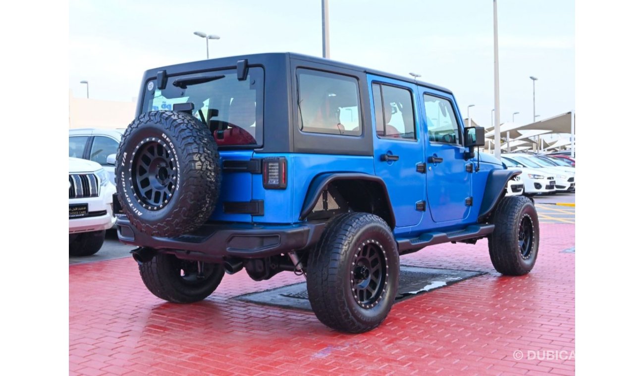 جيب رانجلر 2016 | JEEP WRANGLER UNLIMITED | SPORT 4WD | 3.6L V6 | GCC | AGENCY MAINTAINED | SPECTACULAR CONDITI