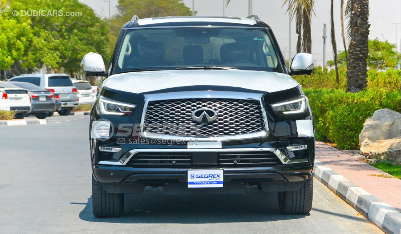 إنفينيتي QX80 LUXE 5.6L AWD 8 SEATER LIMITED STOCK IN UAE