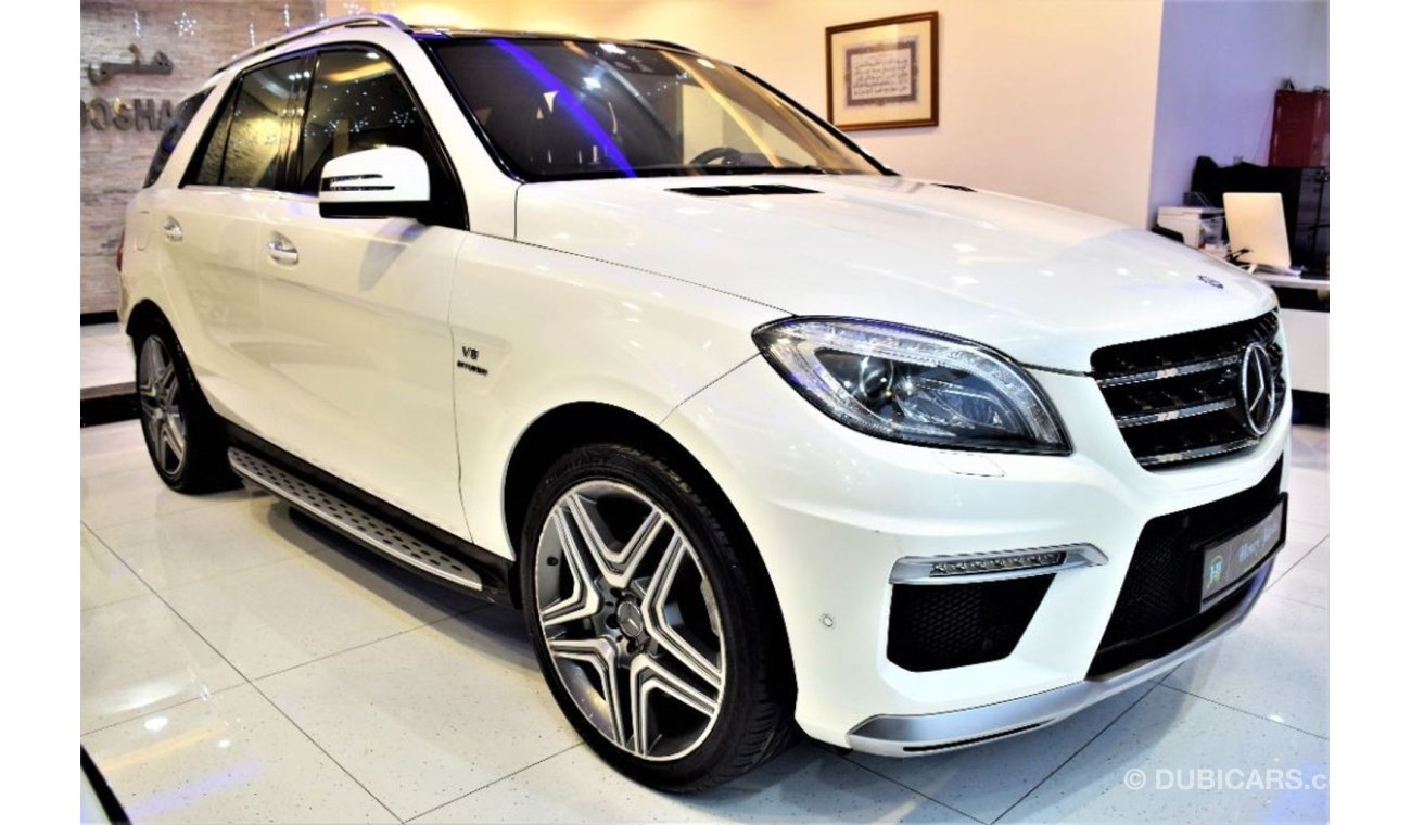 Mercedes-Benz ML 63 AMG AMAZING Mercedes Benz ML 63 AMG 2013 Model!! in White Color! GCC Specs