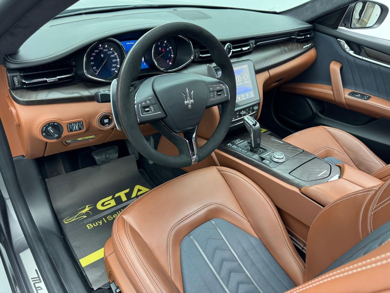 Maserati Quattroporte GTS 3.8L 2020 Maserati Quattroporte GTS GranLusso, 1 Year Warranty, Service History, GCC