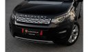 Land Rover Discovery Sport Si4 HSE | 1,958 P.M  | 0% Downpayment | Excellent Condition!