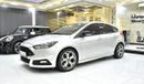 Ford Focus EXCELLENT DEAL for our Ford Focus ST ( 2017 Model ) in Silver Color GCC Specs