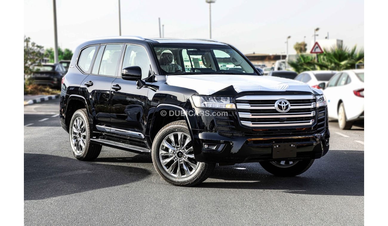 Toyota Land Cruiser 2022 Toyota LC300 3.3 Twin Turbo GXR 20" Alloy Diesel AT - Black inside beige