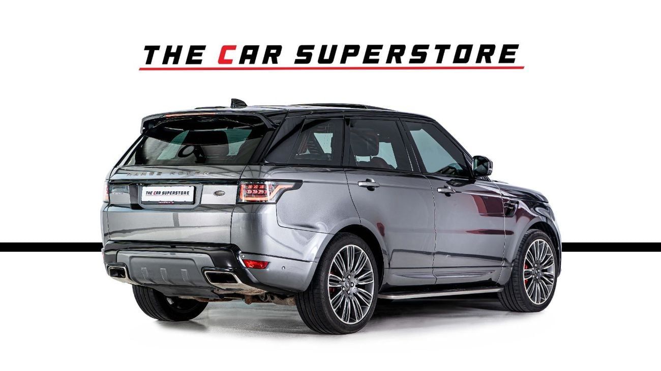 Land Rover Range Rover Sport GCC-22 Inch Rims-Black Contracting Roof-Red Interior