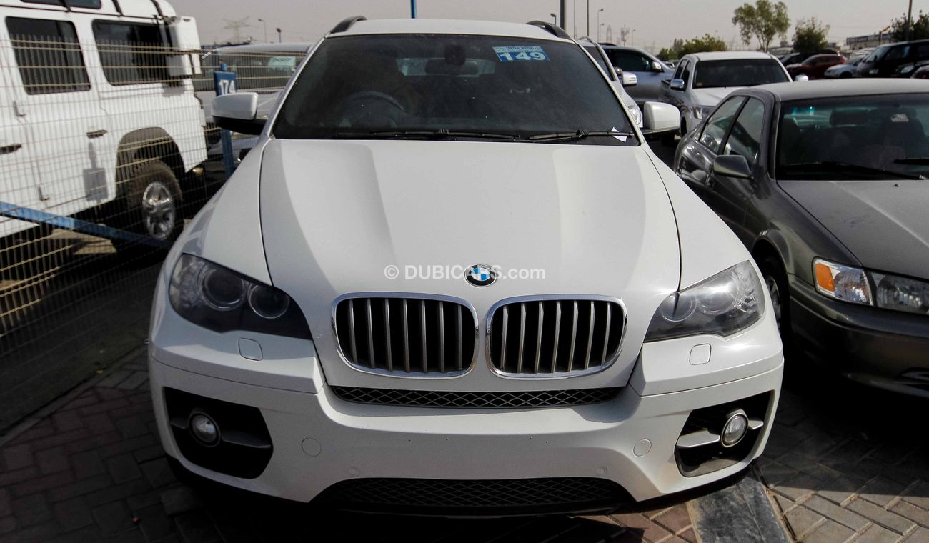 BMW X6 4.0 diesel twin turbo white with white interior right hand drive for export only