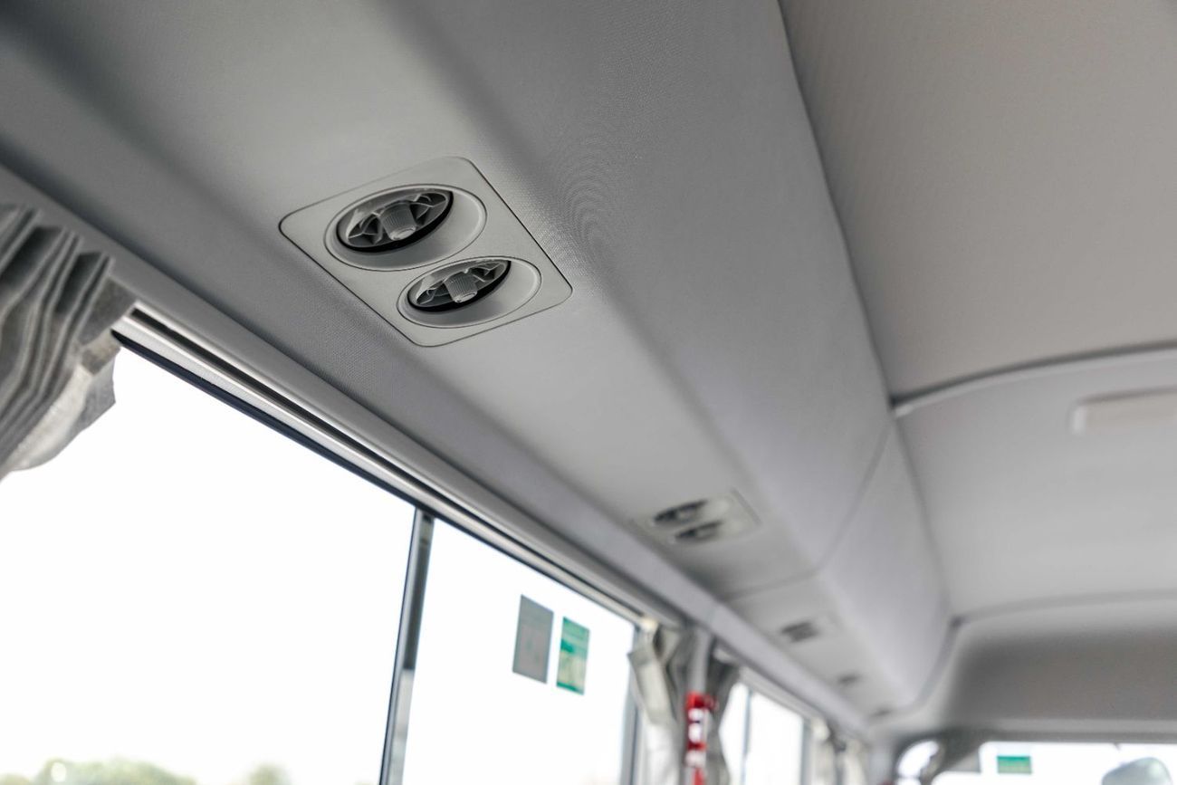 Toyota Coaster 2.8L - 22 Seater - White Inside Grey | Export Only