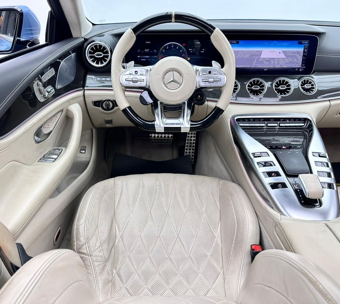 مرسيدس بنز ايه ام جي جي تي 53 2019 Mercedes-AMG GT53, 1 Year Unlimited Km Warranty, Mercedes Full Service History, GCC