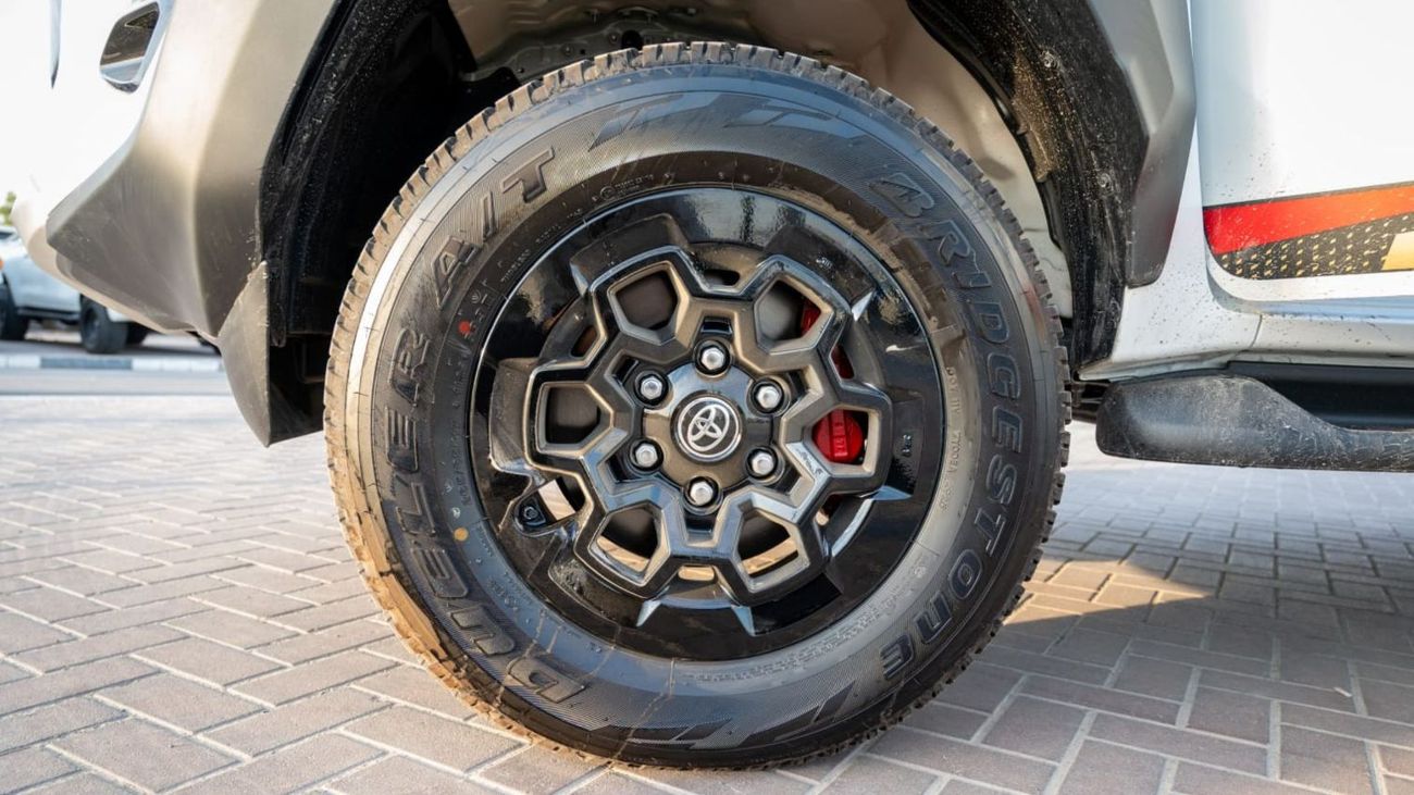 Toyota Hilux GR Sport 4.0L Automatic . Petrol . Pick Up Truck . Four Wheel Drive . 5 Seats . 4 Doors ▾