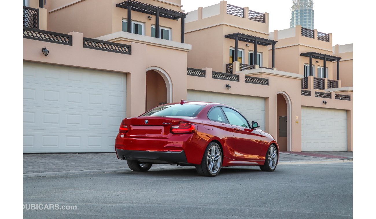 BMW 220i M sport AED 1,550 P.M with 0% Downpayment