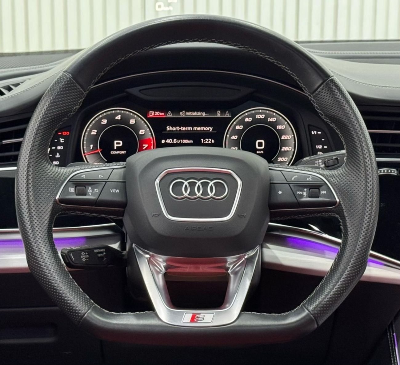 أودي Q8 55 TFSI quattro S Line 3.0L 2021 Audi Q8 S-Line 55TFSI Quattro, 2026 Audi Warranty + Service Pack, F