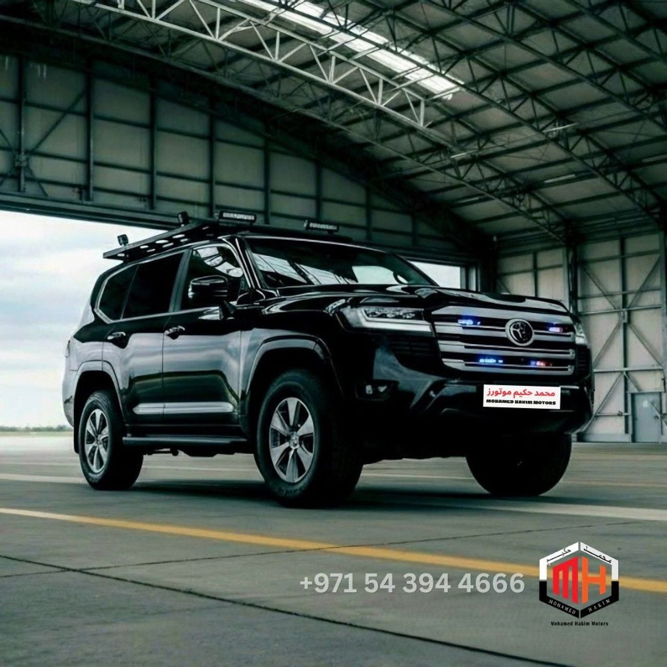 تويوتا لاند كروزر Toyota Land Cruiser LC300 VXR Armored 2026 – أسود | فل أوبشن | مدرعة