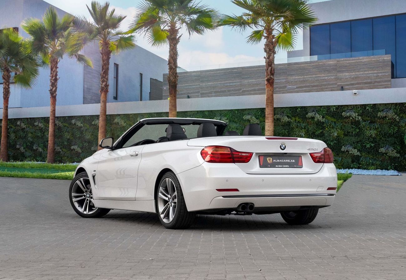 بي أم دبليو 420i سبورت لاين Convertible M-Kit | 1,762 P.M  | 0% Downpayment | Excellent Condition!