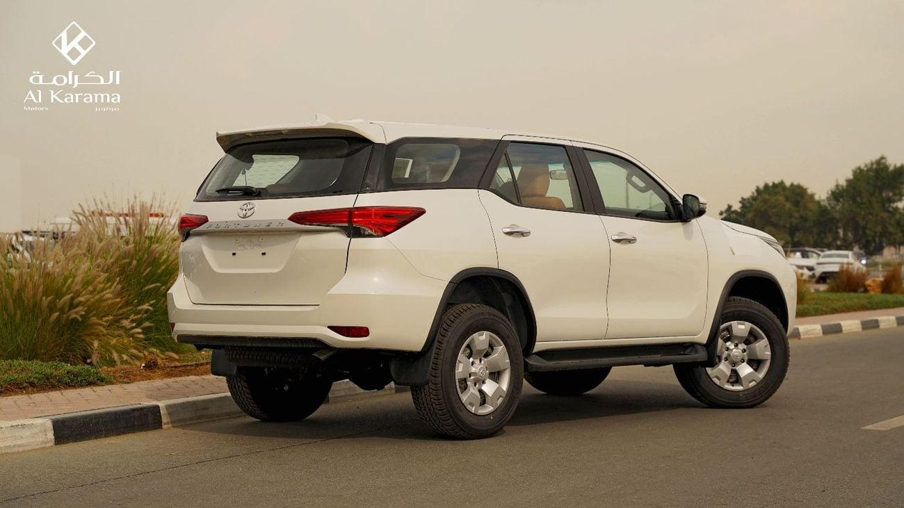 Toyota Fortuner 2.4L DIESEL Engine | 17'Steel Wheels with Cover | 8" DISPLAY AUDIO | GCC Specs