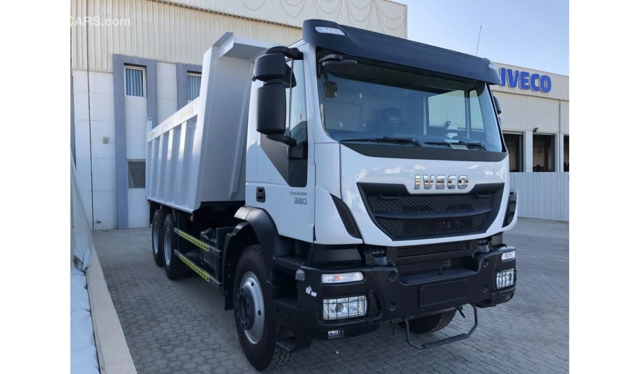 Iveco Trakker Iveco Trakker AD380T38H 6X4, Automatic transmission, vertical exhaust fitted with 18 cbm Atlas Tippe