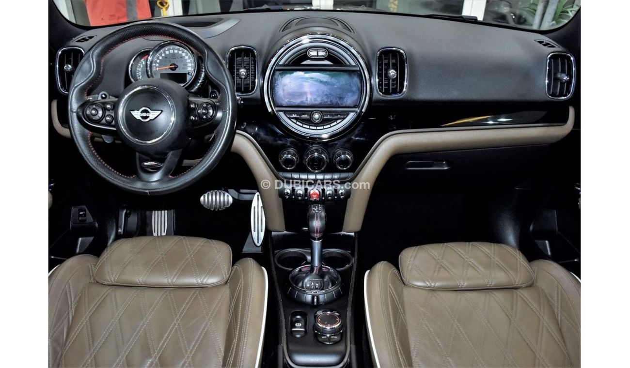 Mini Cooper S Countryman EXCELLENT DEAL for our Mini Countryman All4 Cooper S ( 2017 Model ) in Brown / Beige Color GCC Specs