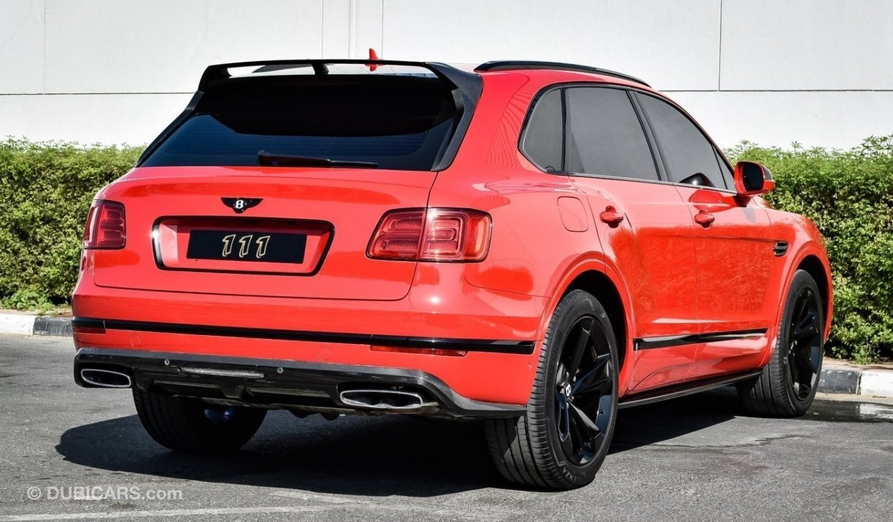 Bentley Bentayga W12 / GCC Specifications