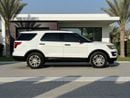 Ford Explorer FWD 3.5L V6 A/T | 2016 | GCC SPECS | WHITE EXTERIOR | AED 740 per month
