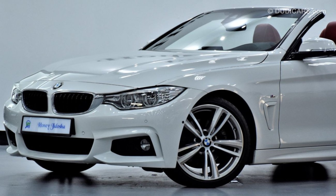 BMW 430i M Sport EXCELLENT DEAL for our BMW 430i M-Kit CONVERTIBLE ( 2017 Model ) in White Color GCC Specs