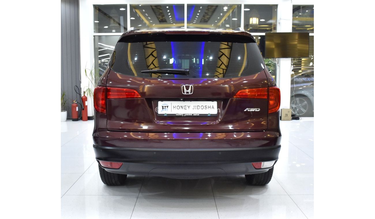 هوندا بايلوت EXCELLENT DEAL for our Honda Pilot AWD ( 2016 Model ) in Burgundy Color GCC Specs