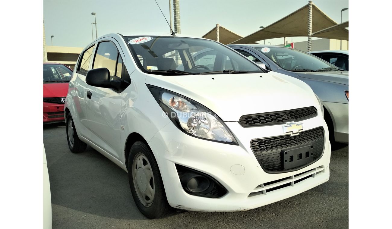 Chevrolet Spark WHITE 2015 GCC NO ACCIDENT NO PAIN PERFECT