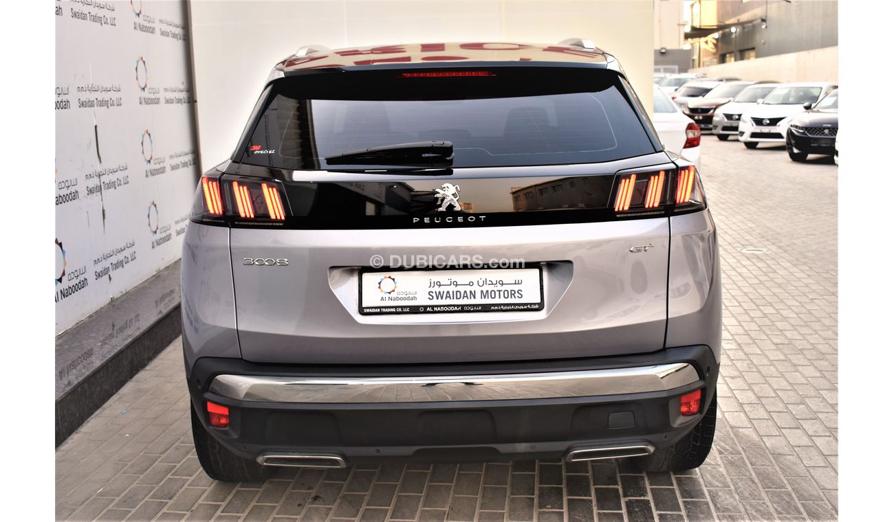 Peugeot 3008 AED 1999 PM | 1.6L GT TC GCC AGENCY WARRANTY UP TO 2026 OR 100K KM