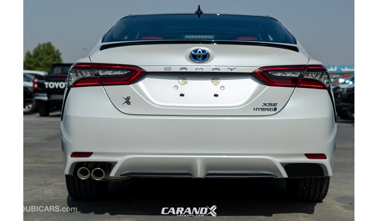 Toyota Camry XSE Hybrid Black Roof / Red Interior