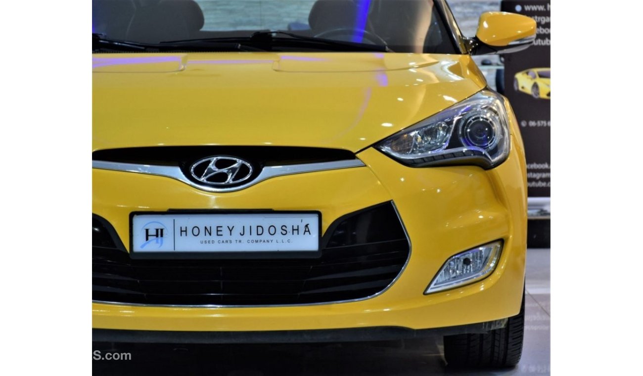 Hyundai Veloster EXCELLENT DEAL for our Hyundai Veloster 2016 Model!! in Yellow Color! GCC Specs