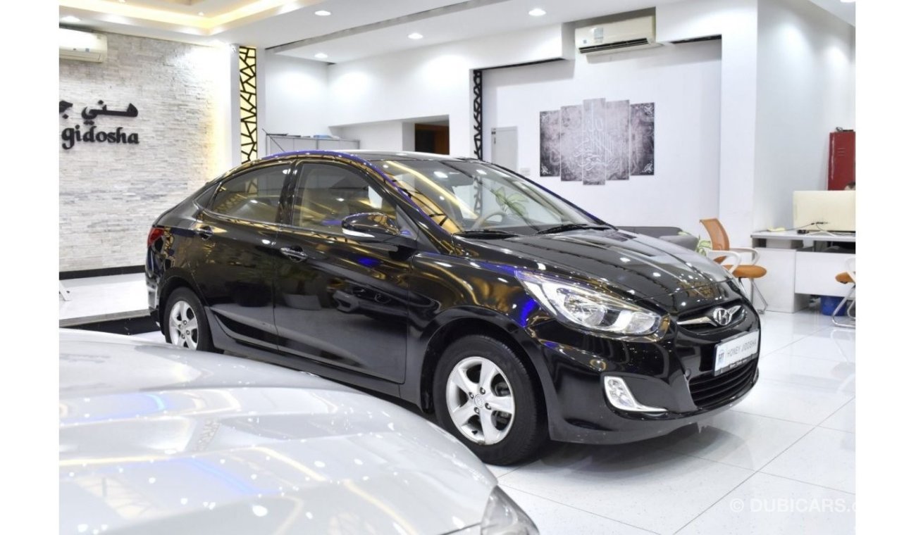 Hyundai Accent EXCELLENT DEAL for our Hyundai Accent ( 2014 Model ) in Black Color GCC Specs