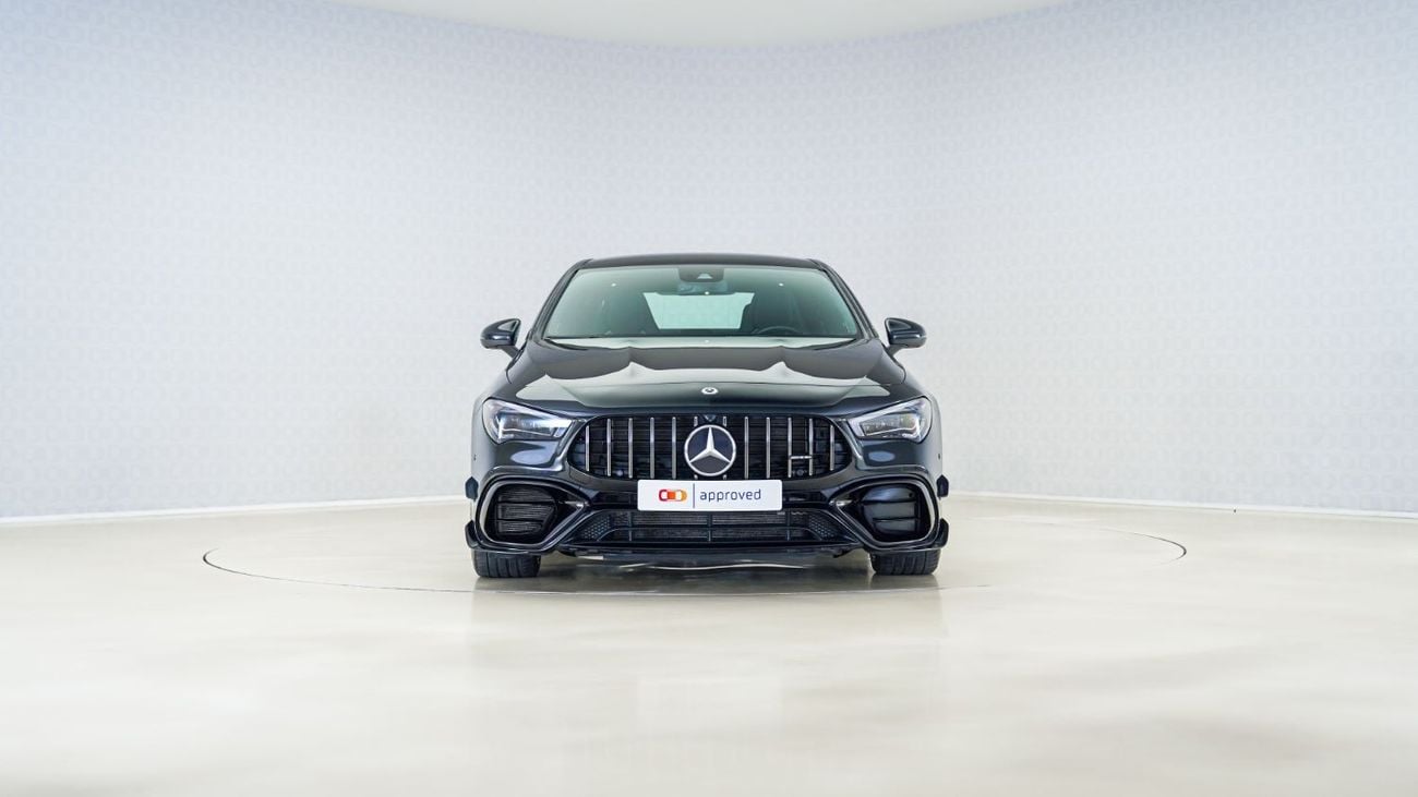 مرسيدس بنز CLA 45 S  AMG Exclusive | AED 2,919 PM | Up to 3 Years Warranty Unlimited | GCC