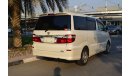 تويوتا ألفارد RHD - Export Only - Japanese Specs - Good Condition