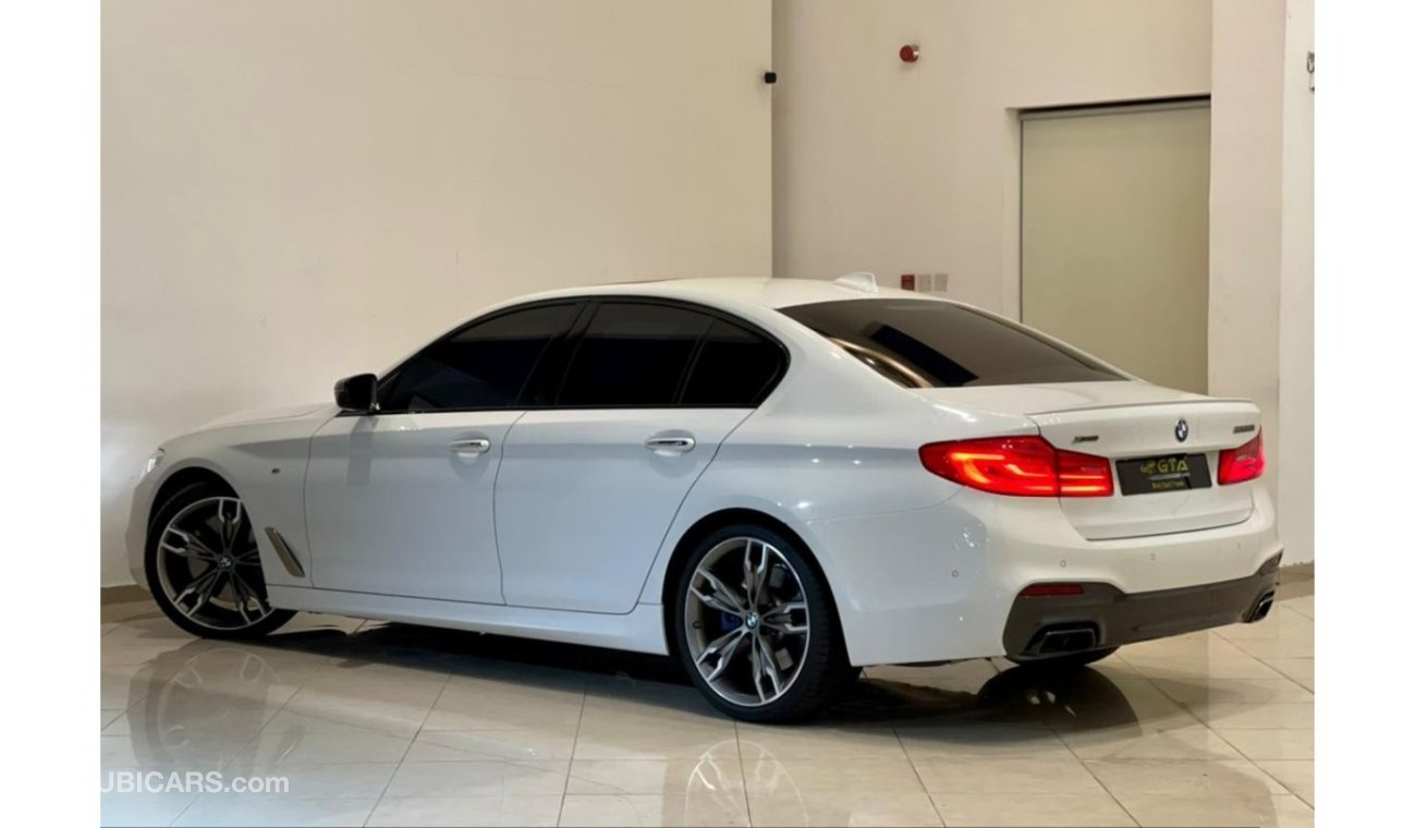 BMW M550i 2018 BMW M550i, BMW Warranty + Service Package, Huge Options List, Low KMs, GCC