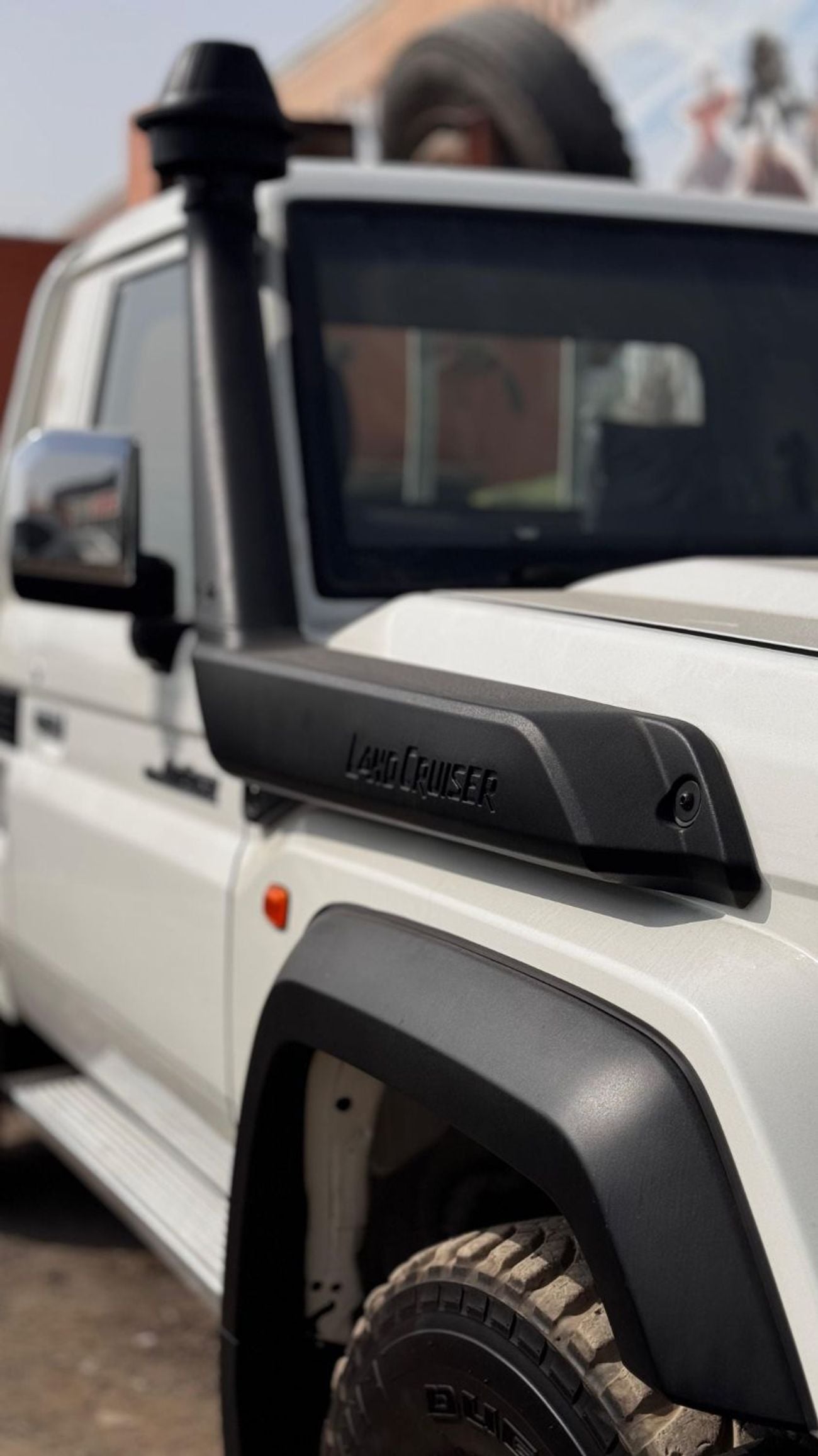 تويوتا لاند كروزر بيك آب Toyota landcruise pickup single cab 2018Model upgrade 2024 Model 4.2 1HZ v6 Engine Colour white Tran