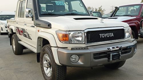 تويوتا لاند كروزر بيك آب 4.5L,V8,DIESEL,DOUBLE/CABIN,DIFF/LOCK,OVER FENDER,WINCH,PICKUP,POWER WINDOW,FULL OPTION,MT,2022MY