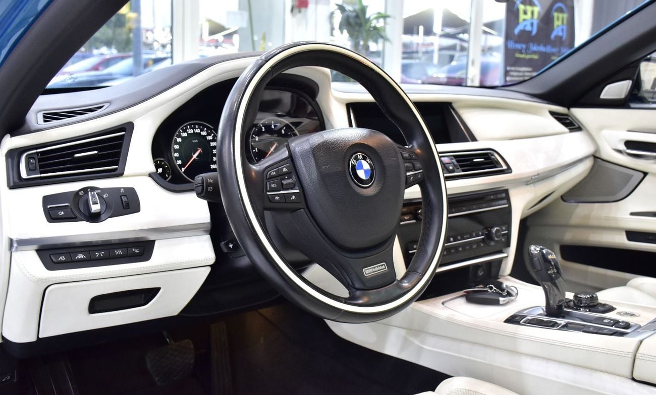 BMW 750Li INDIVIDUAL EXCELLENT DEAL for our BMW 750Li - ALPINA KIT ( 2014 Model ) in Blue Color GCC Specs