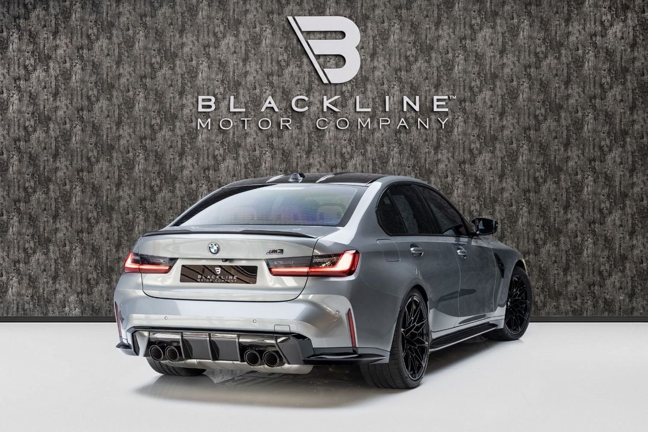 BMW M3 xDrive COMPETITION BUY NOW, PAY 2027 | THE BLACKLINE STANDARD | BMW Warranty + Service, GCC, Low KMs