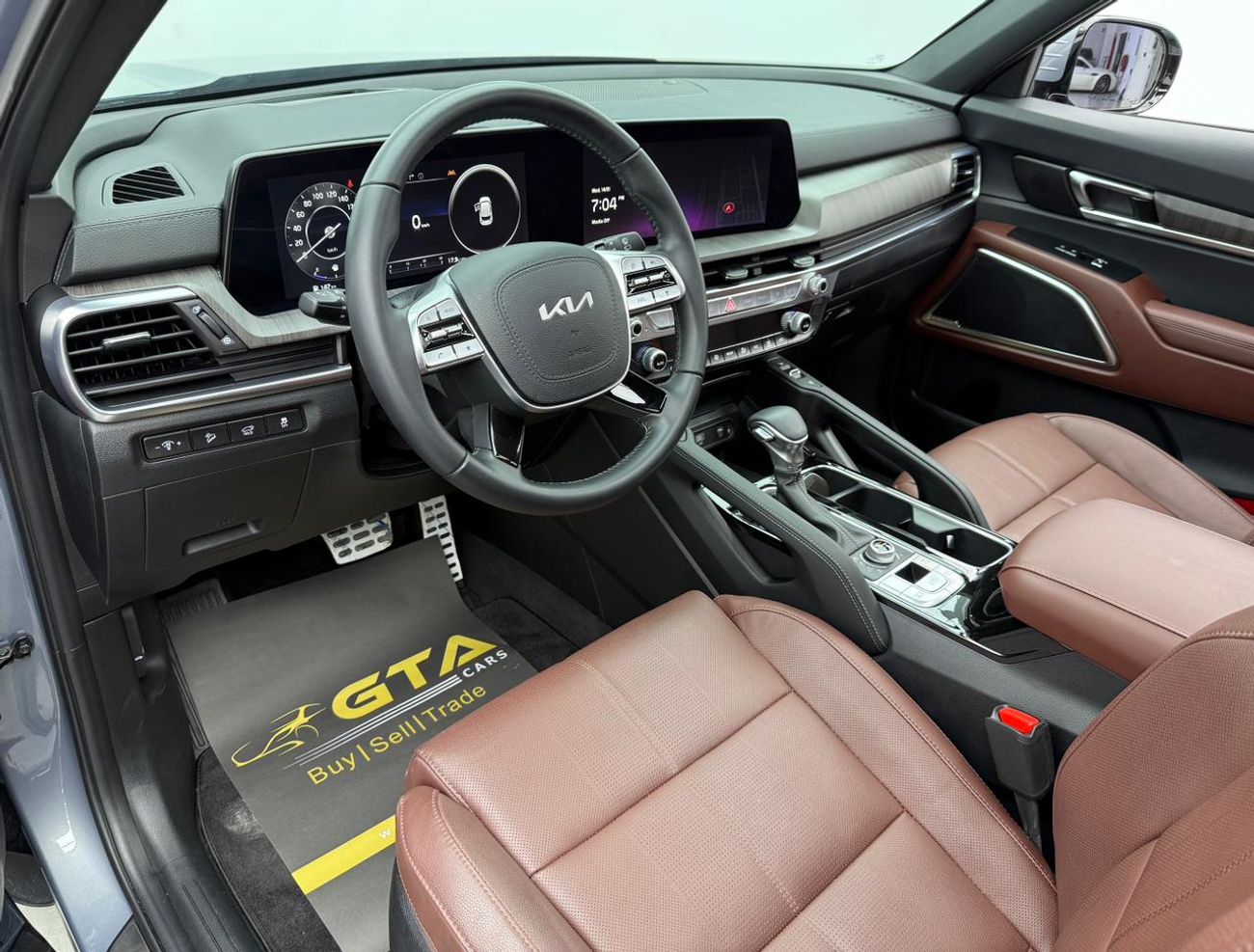 كيا تيلورايد 2025 Kia Telluride GT Line, 2030 Kia Warranty, 2028 Kia Service Pack, Low Km, 7 Seater, GCC