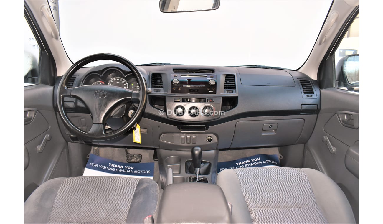 Toyota Hilux 2.7L GL 4WD AUTO DOUBLE CABIN 2015 GCC SPECS